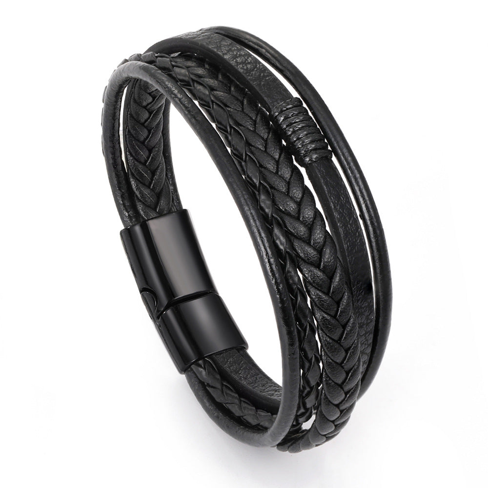 Wholesale Vintage Men's Leather Bracelet